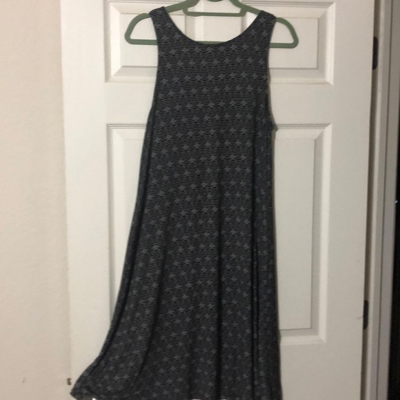 Black patterned dress - Picture 2 of 2